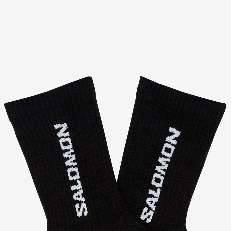 Everyday Crew 3-Pack Socks Black | White | Medium Grey Melange Accessories
