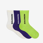 Everyday Crew 3-Pack Socks Vanilla Ice | Acid Lime | Deep Blue