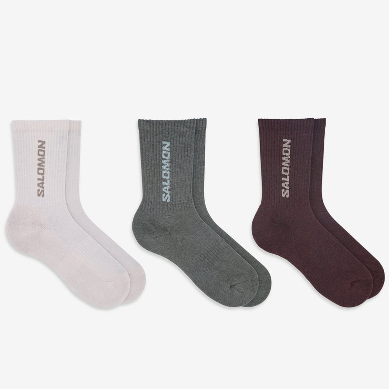 Everyday Crew 3-Pack Socks Silver Cloud | Sedona Sage | French Roast Accessories