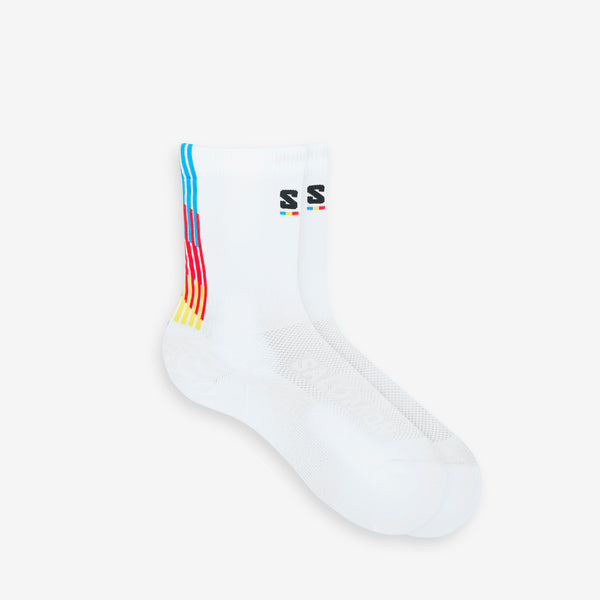 Pulse Race Flag Crew Socks White Accessories