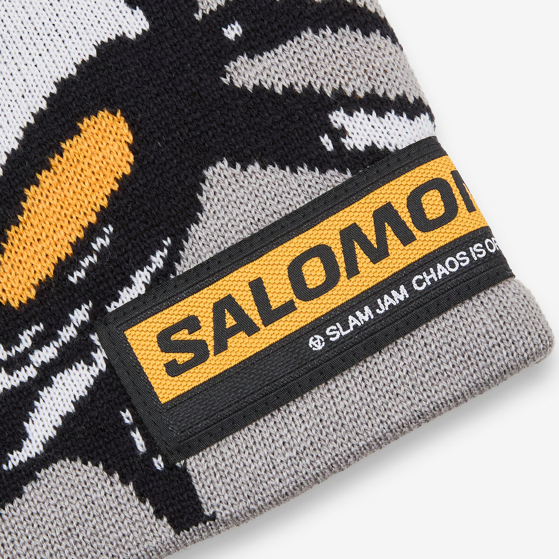 Slam Jam x Beanie Castelrock | White | Deep Black Headwear