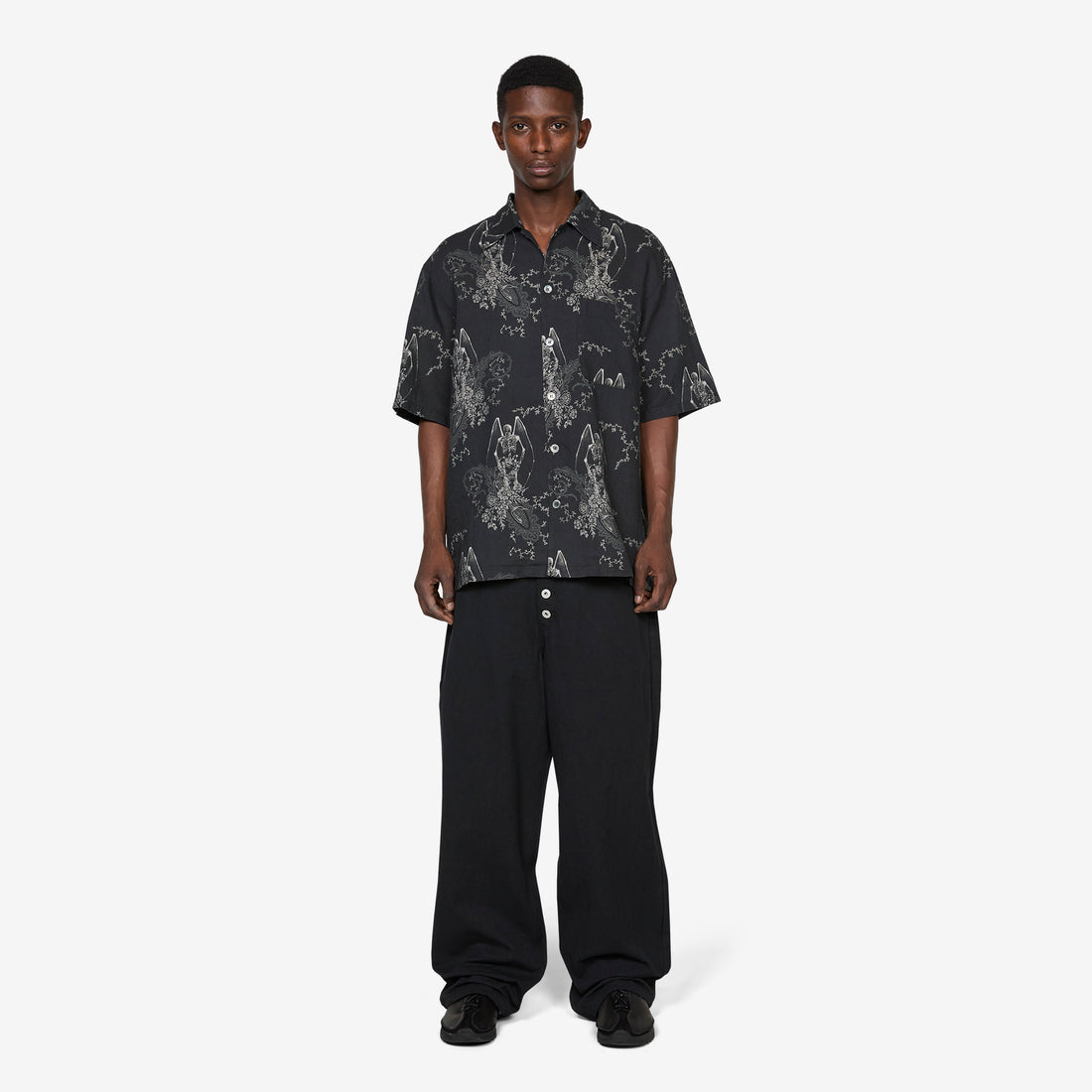 Every Shirt Shortsleeve Death Paisley Print Shirts