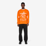 ACG 'Tuff Fleece' Therma-FIT Pullover Crew-Neck Sweatshirt Safety Orange
