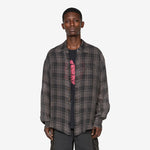 Above Shirt Penumbra Check Sheercoat Linen