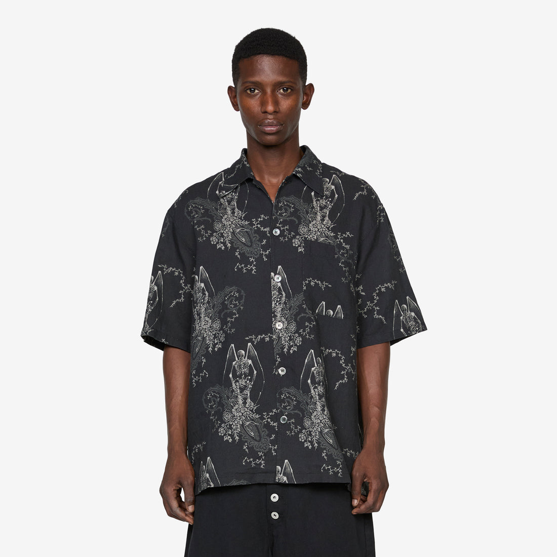 Every Shirt Shortsleeve Death Paisley Print Shirts