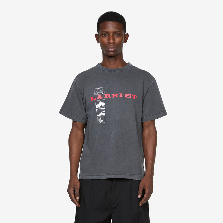 Wings T-Shirt Used Black Front