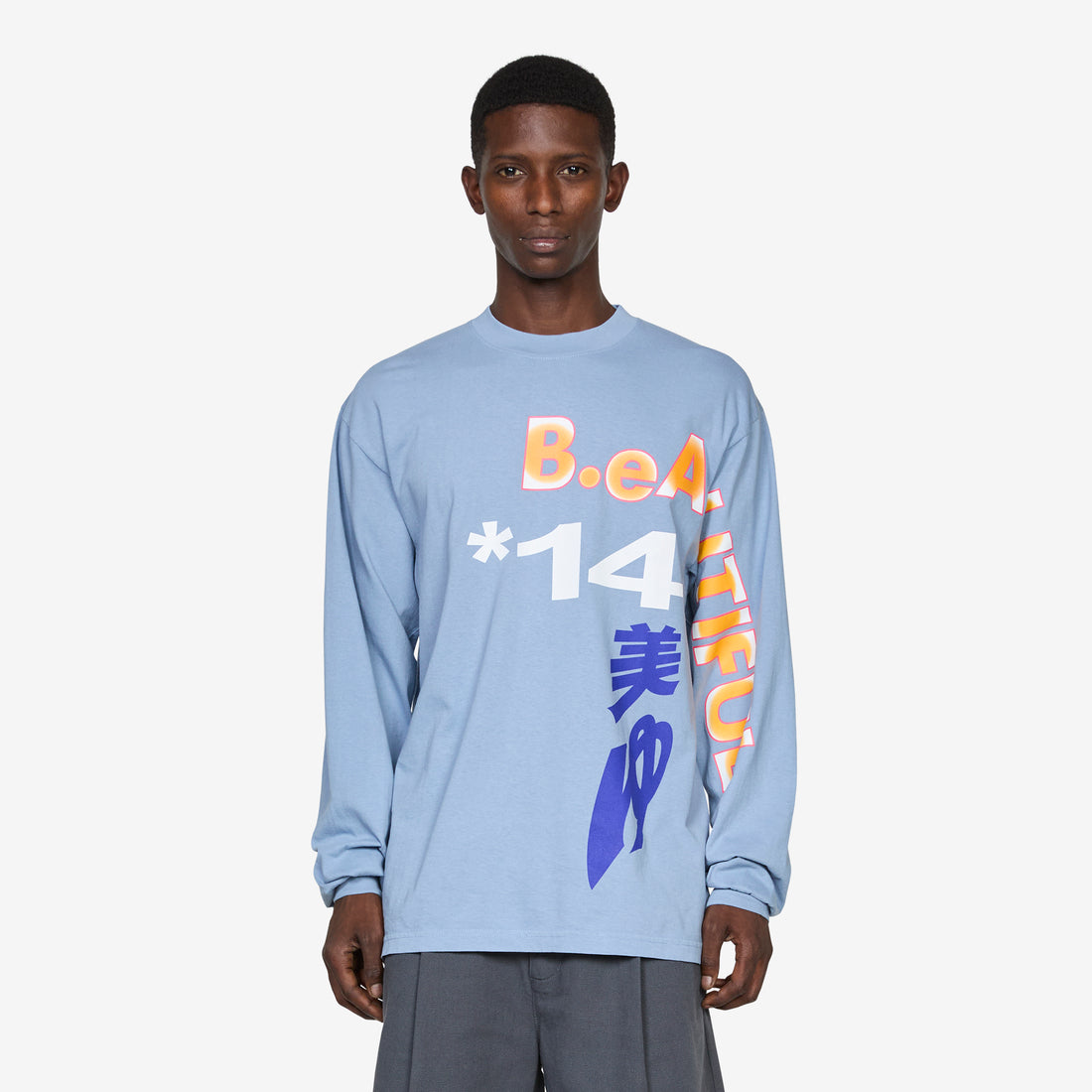 Rabbit Longsleeve T-Shirt Clear Blue Tees
