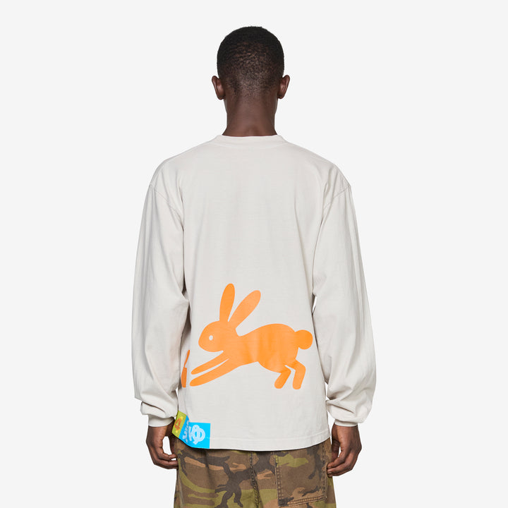 Rabbit Longsleeve T-Shirt Cement