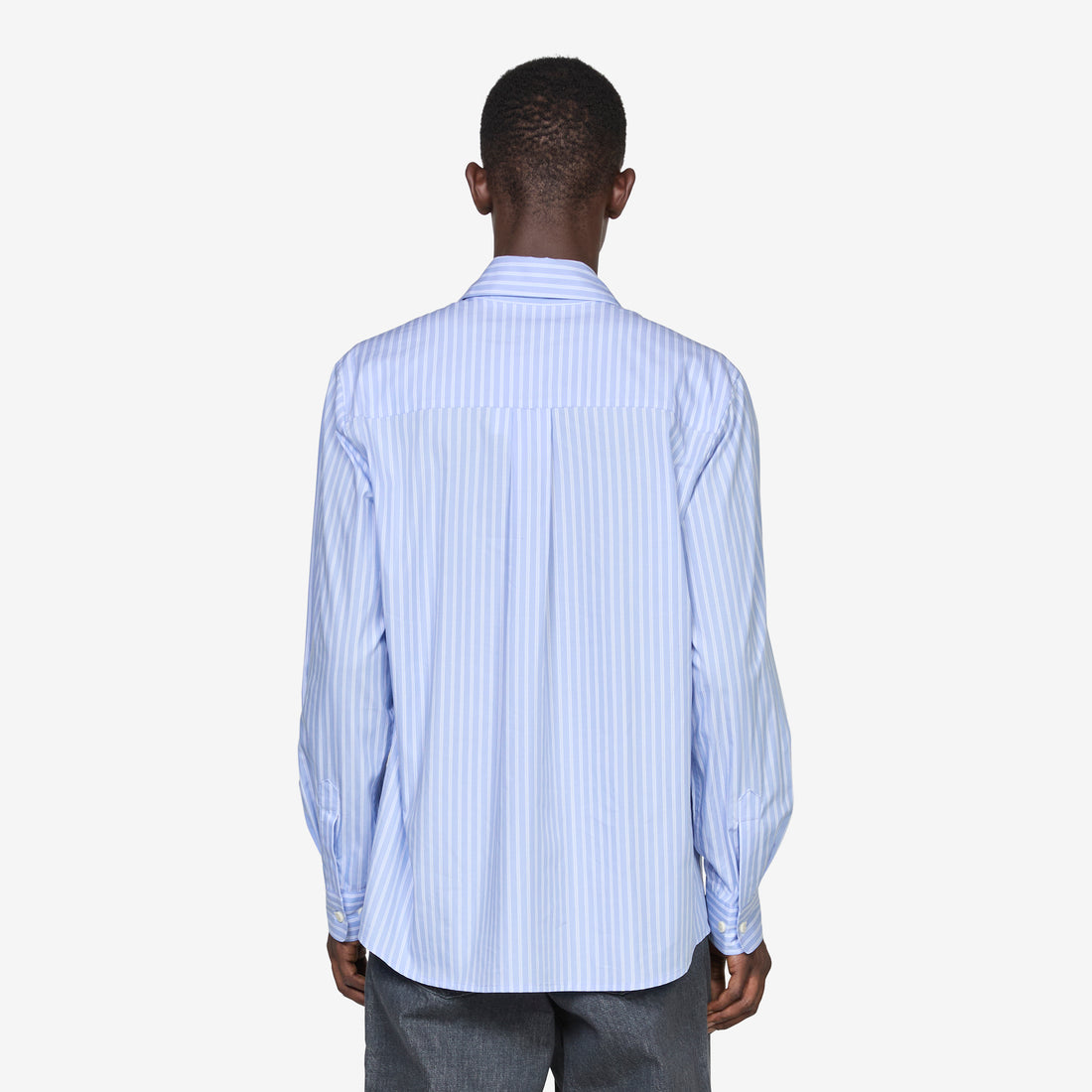 Evening Shirt Blue Stripe Shirts