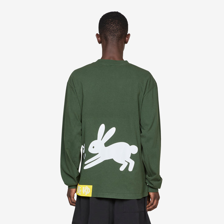 Rabbit Longsleeve T-Shirt Green