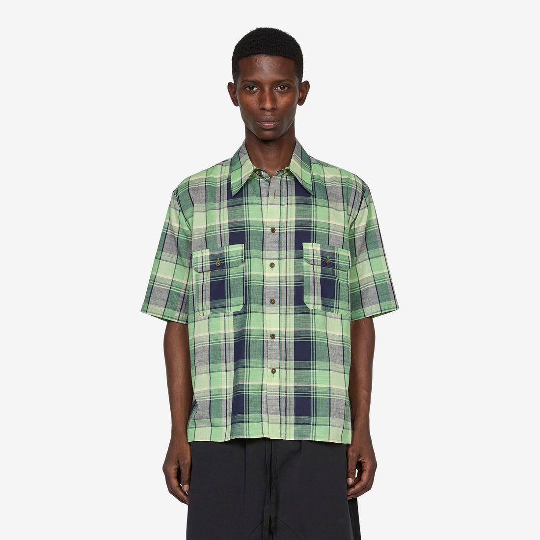 Cottage Shirt Green Plaid Shirts
