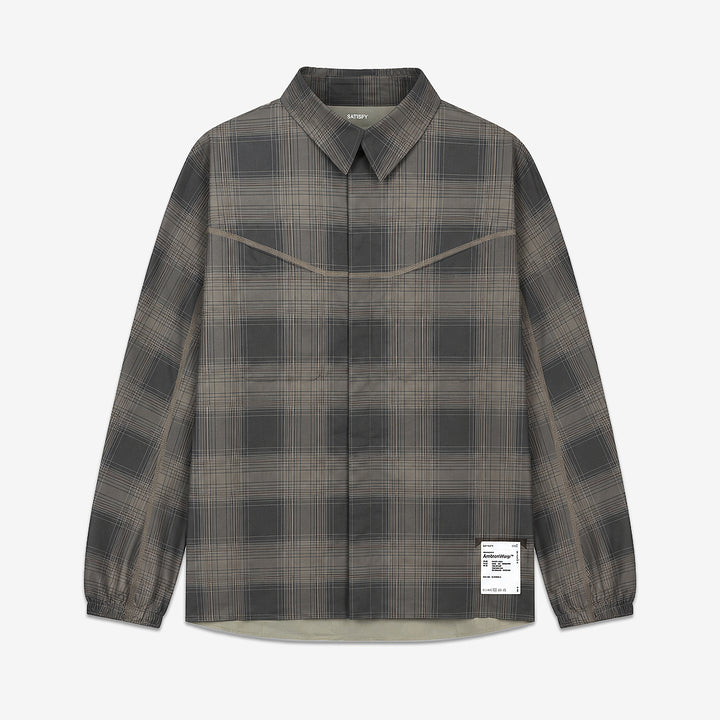 AmbientWarp™ River Shirt Check Green Front