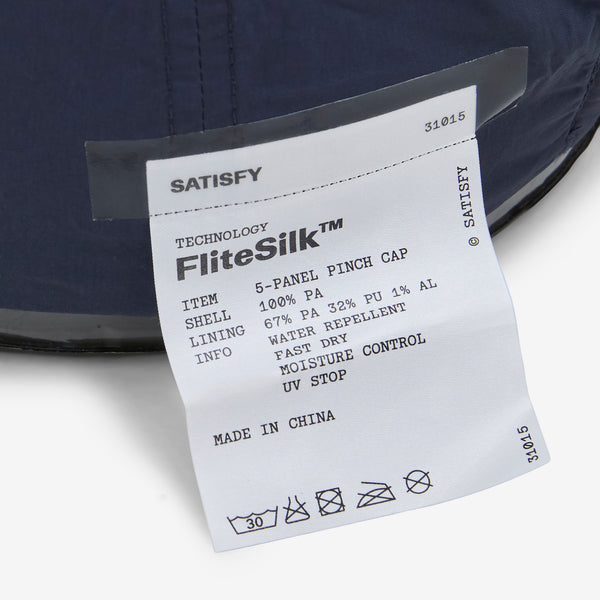 FliteSilk™ 5 Panel Pinch Cap Navy Headwear