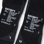 Merino Nylon Tube Socks Black