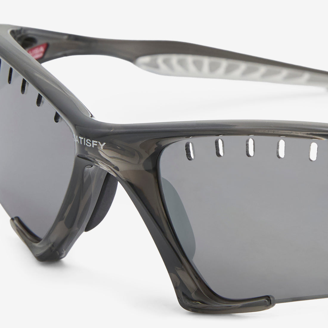 Satisfy x Suture Jacket  Grey Smoke | Prizm Black Vented Eyewear