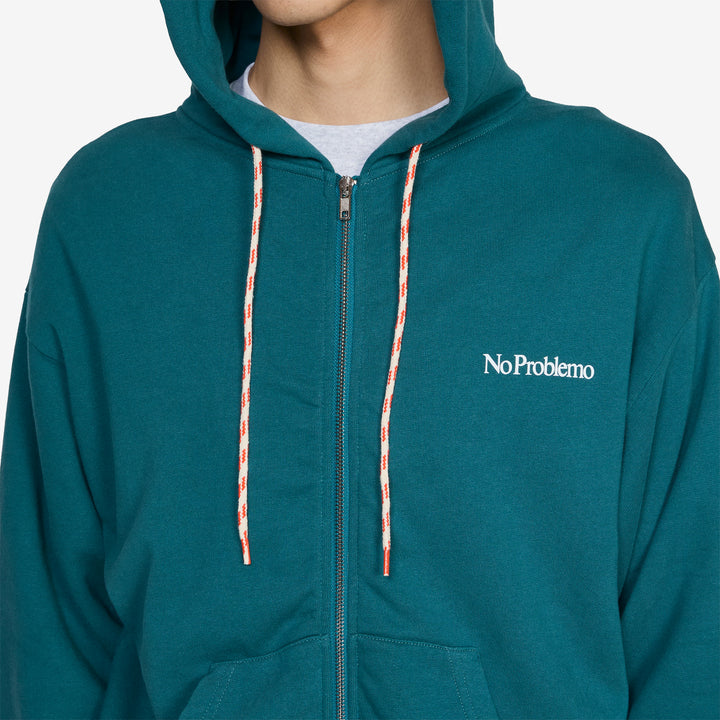 Mini Problemo Zip Hoodie Teal