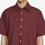 Short Sleeve Tartan Typewriter Shirt Red | Black | White