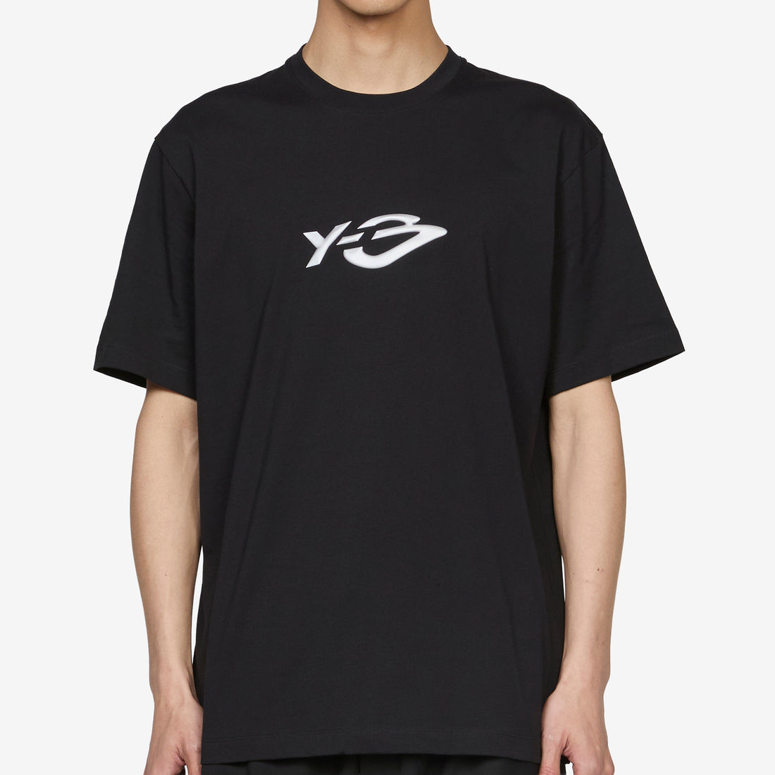 Y-3 Liquid Logo Short Sleeve T-Shirt Black Tees