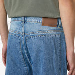 Third Cut Jeans Patched Saddle Repair Wash