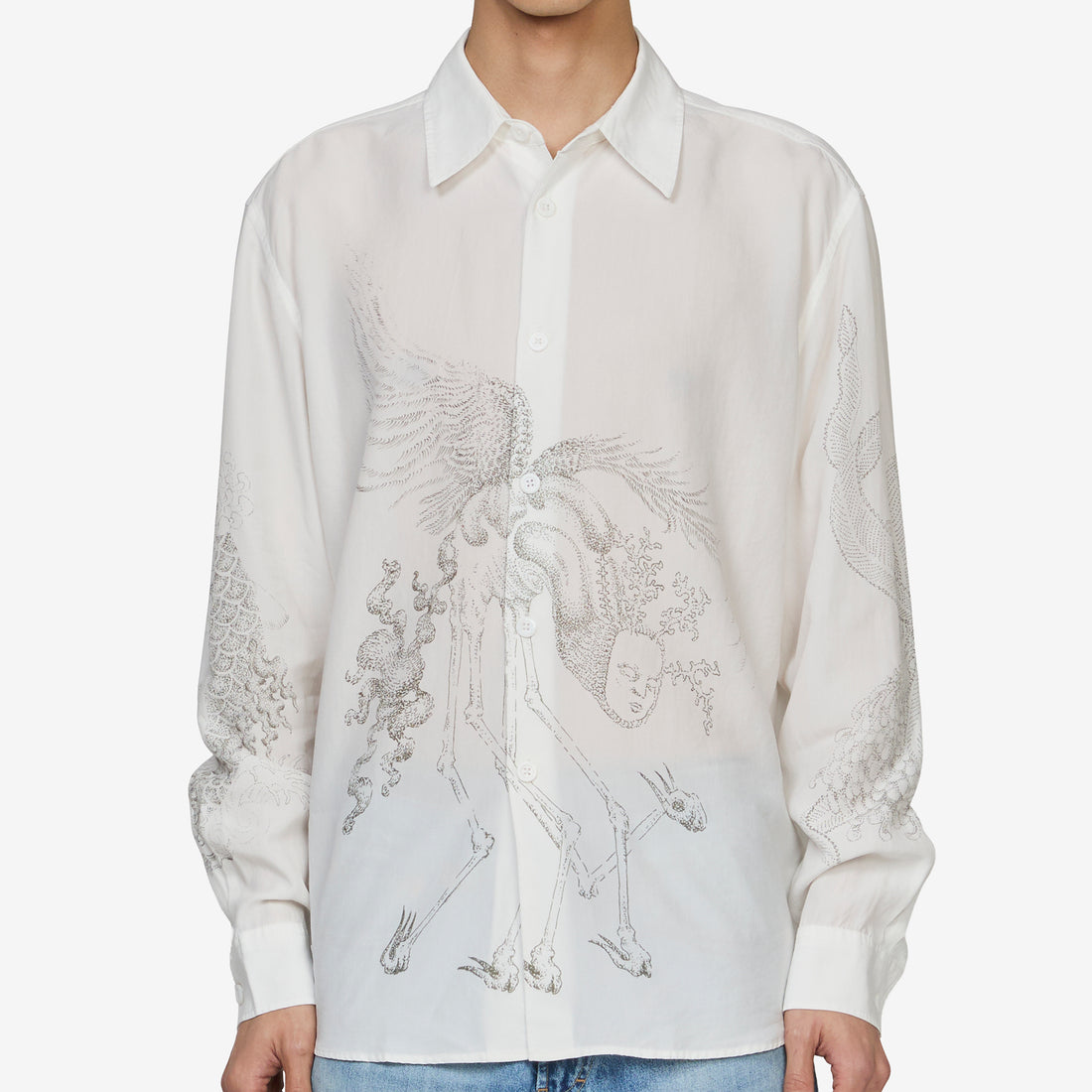 Beyond Shirt Pointillism Allegory Print Shirts