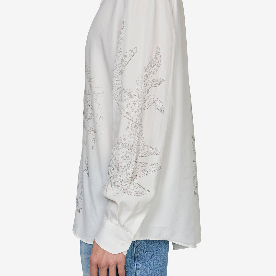 Beyond Shirt Pointillism Allegory Print Shirts