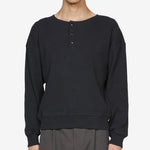 Ballon Sweatshirt Furnace Black Beefy Rib