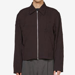 Mini Jacket Obscura Brown Imprint Wool