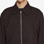 Mini Jacket Obscura Brown Imprint Wool