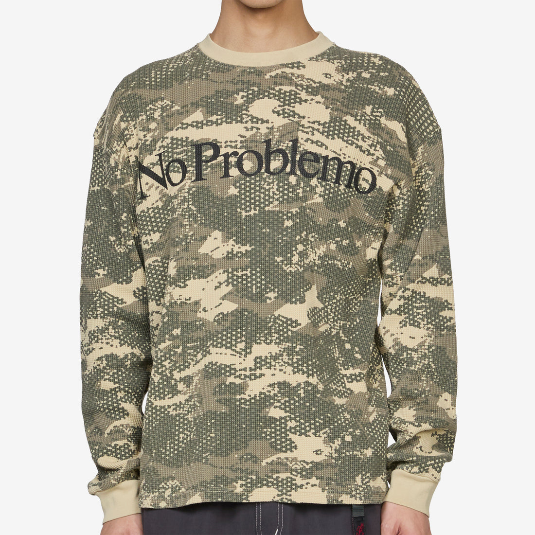 Forest Waffle Longsleeve T-Shirt Sand Tees