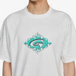 Flames T-Shirt White