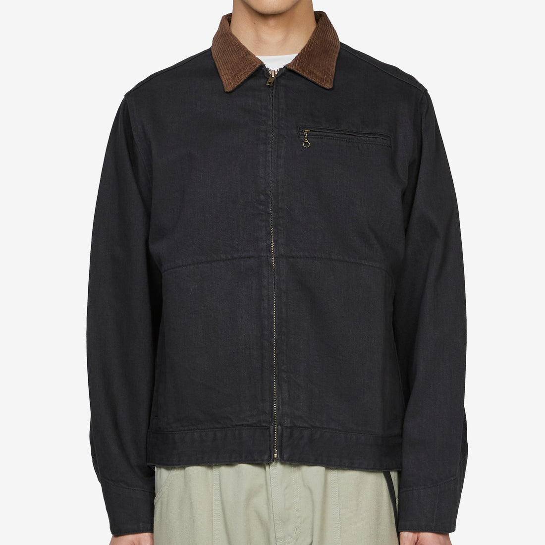 Japanese Denim Trucker True Black Jackets