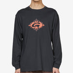 Flames Longsleeve T-Shirt Vintage Black