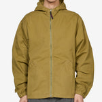 Herringbone Hooded Jacket Olive Drab