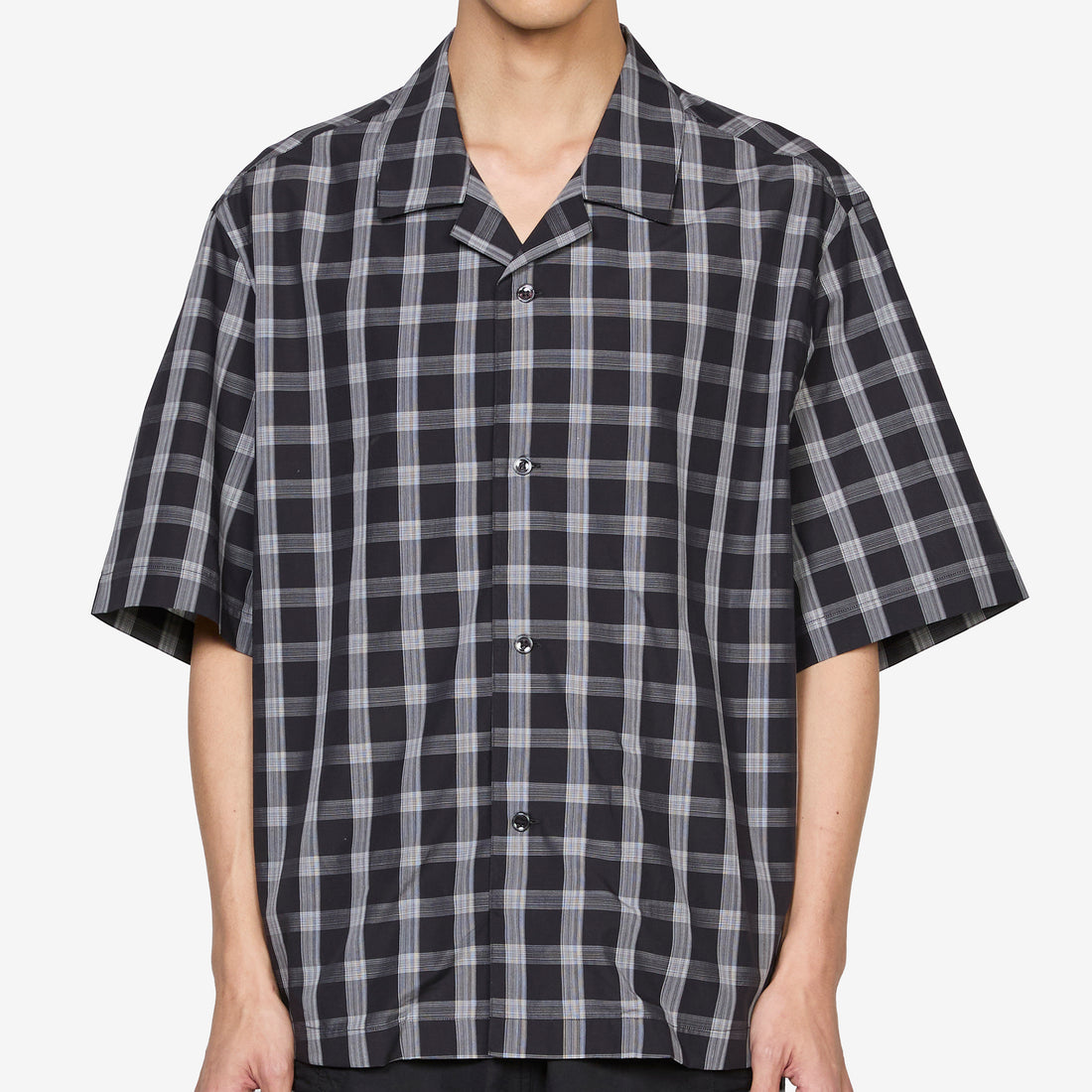 Kline Shirt Black | Parchment Check Shirts