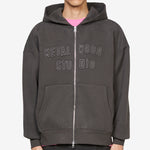 Cutie Zip Hooded Sweatshirt Tar