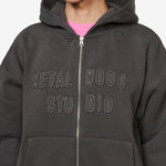 Cutie Zip Hooded Sweatshirt Tar