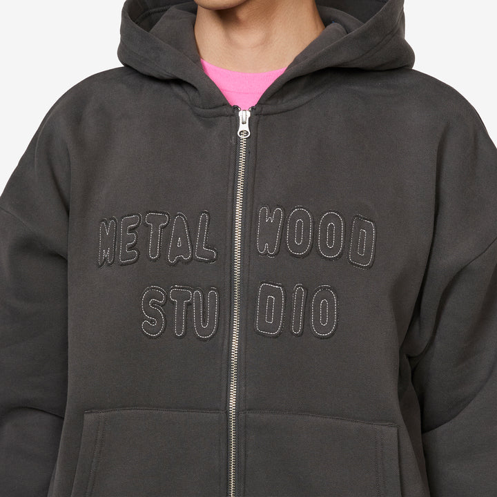 Cutie Zip Hooded Sweatshirt Tar