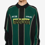 Knit Football Top Green