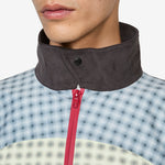 Double Plaid Windbreaker Jacket Multicolor