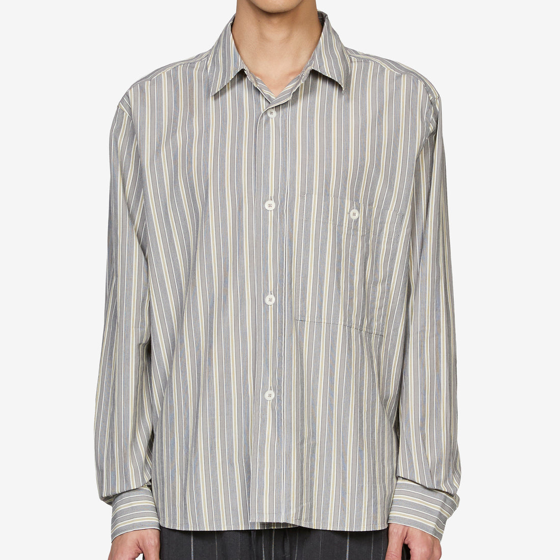 Overall Shirt Off White | Grey | Zest Shirts