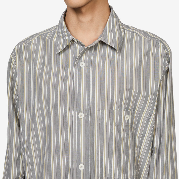 Overall Shirt Off White | Grey | Zest