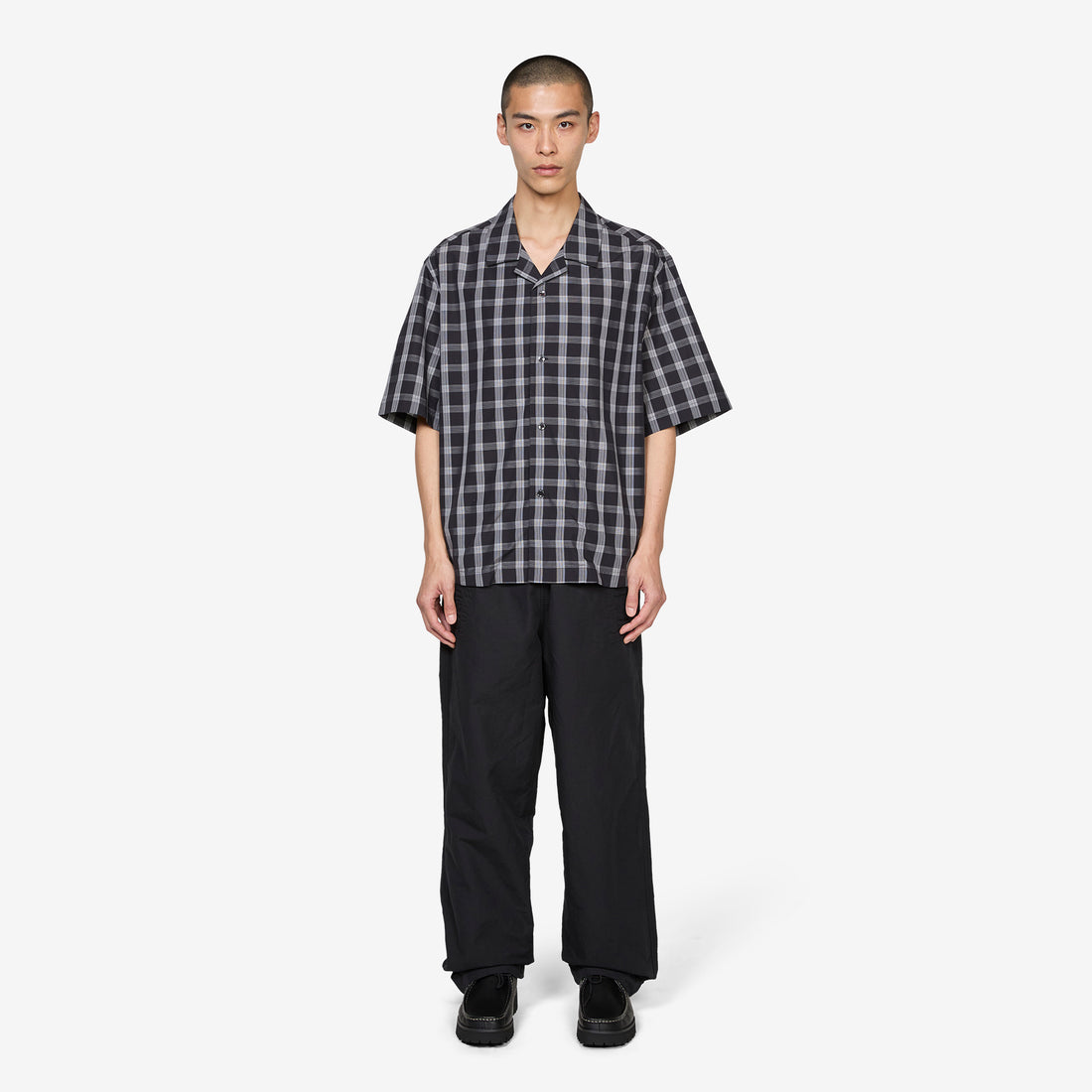 Kline Shirt Black | Parchment Check Shirts