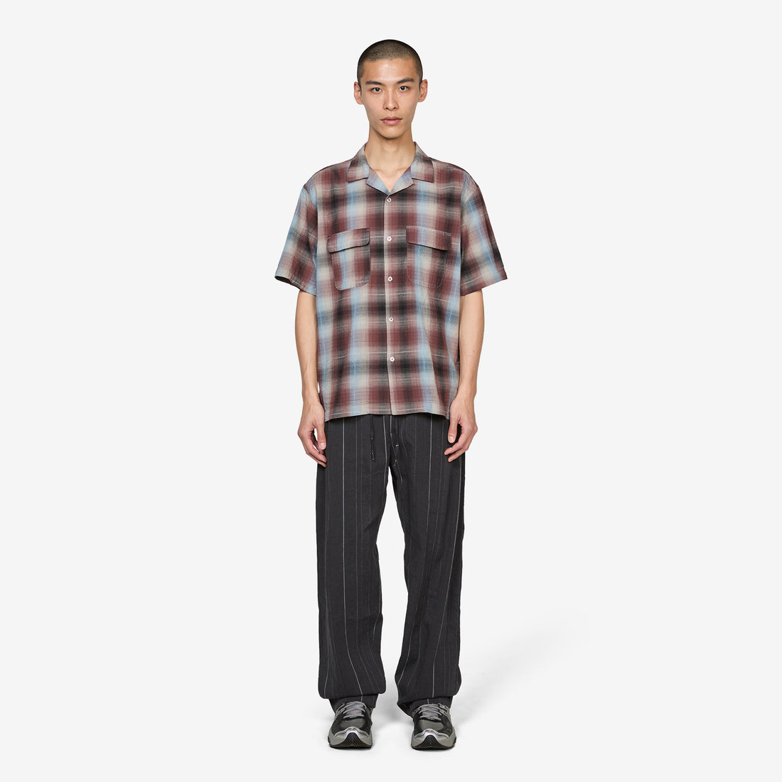 Sam Dobby Ombre Shirt Brown Shirts