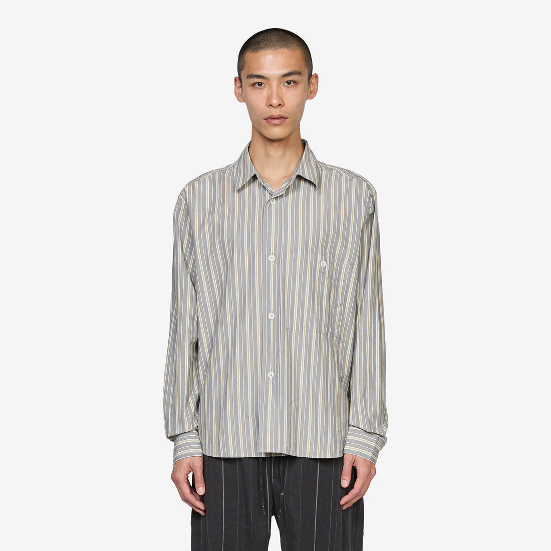Overall Shirt Off White | Grey | Zest Shirts