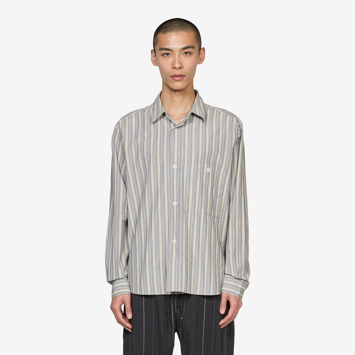 Overall Shirt Off White | Grey | Zest Front