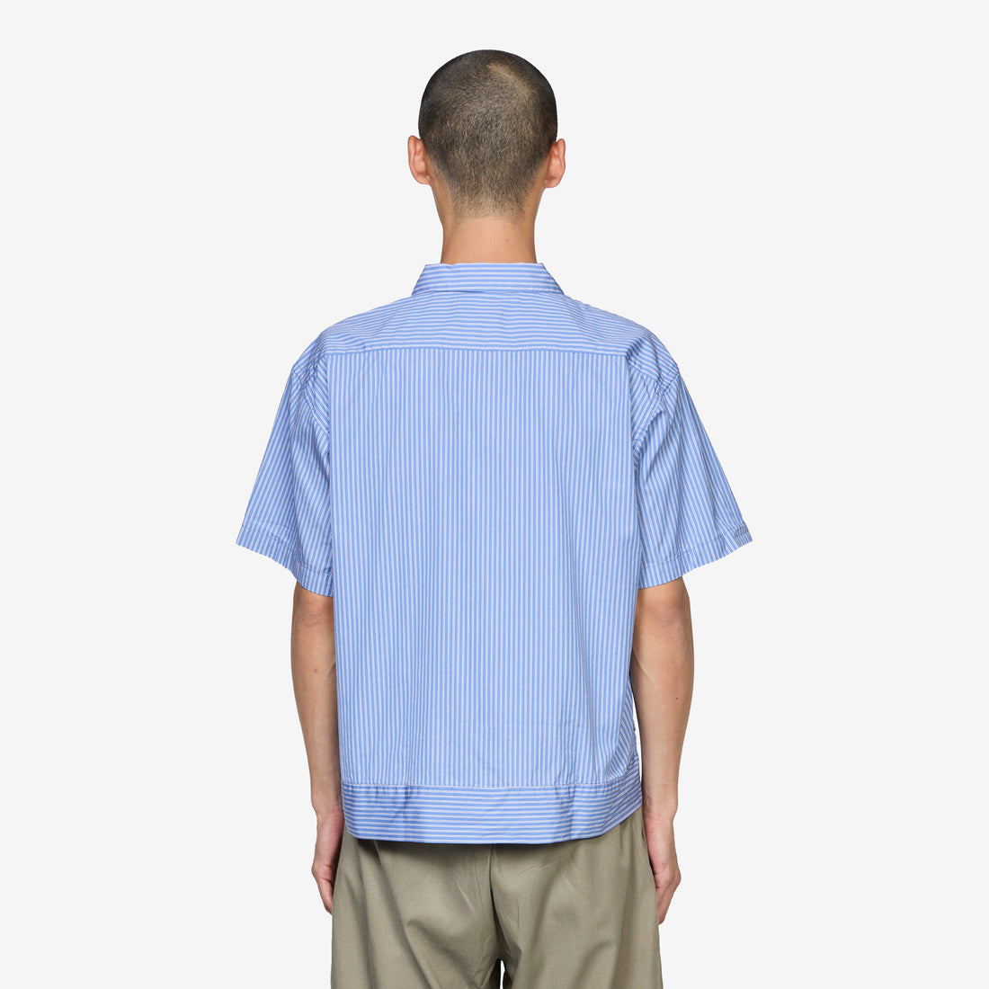Claude Striped Shirt Blue Stripe Shirts