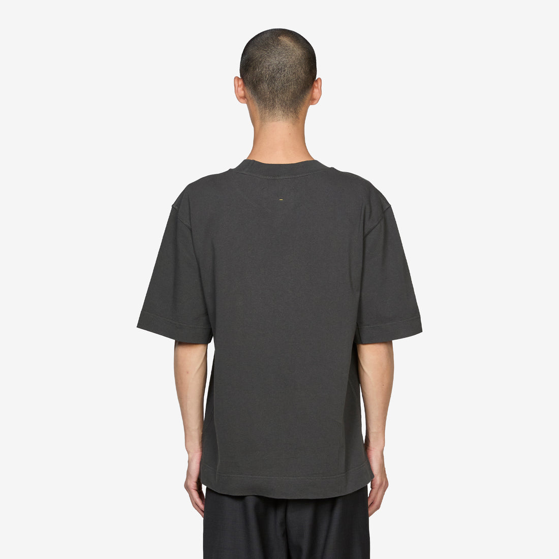Flatlock Crew Black | Green Jumpers