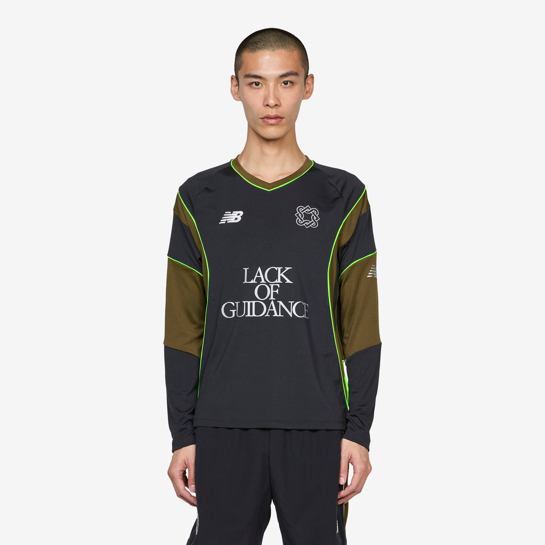 Lack of Guidance x Longsleeve Jersey Black Tees