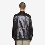 Zipfront Jacket Black Shiny Light Nylon