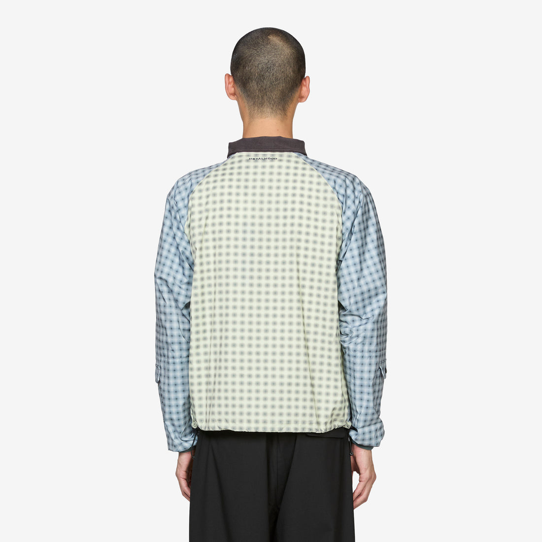 Double Plaid Windbreaker Jacket Multicolor Jackets